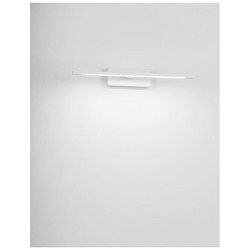 Obrázek pro produkt Nástěnné svítidlo nad zrcadlo MONDRIAN bílý hliník a akryl LED 12W 220-240V 3000K IP44 - NOVA LUCE