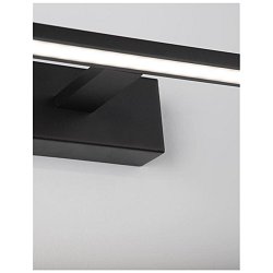 Obrázek pro produkt Nástěnné svítidlo nad obrazy a zrcadla LIVIA černý hliník a akryl LED 30W 230V 3000K IP44 - NOVA LUCE