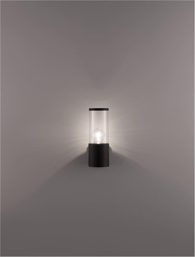 NV 9060181 Venkovní nástěnné svítidlo ZOSIA tmavě šedý hliník a čirý akryl E27 1x12W 220-240V bez žárovky IP65 - NOVA LUCE (obrázek 6)
