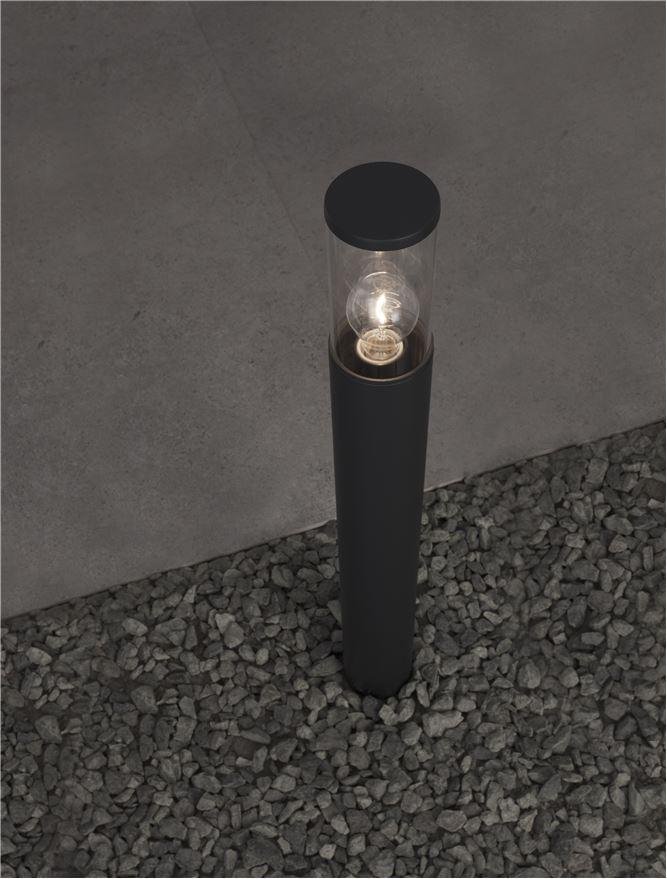 NV 9060183 Venkovní sloupkové svítidlo ZOSIA tmavě šedý hliník a čirý akrylový difuzor E27 1x12W 220-240V bez žárovky IP65 - NOVA LUCE (obrázek 8)