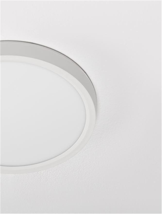 NV 9060188 Stropní svítidlo DIXIE LED stropní svítidlo bílá 24W 3000K/4000K/6500K D300 H25 - NOVA LUCE