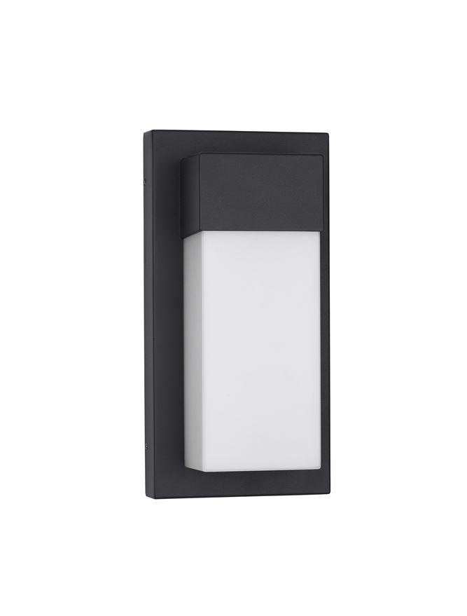 NV 9060202 Venkovní nástěnné svítidlo LETO černý hliník akrylový difuzor LED 18W 3000K 220-240V 120st. IP65 - NOVA LUCE