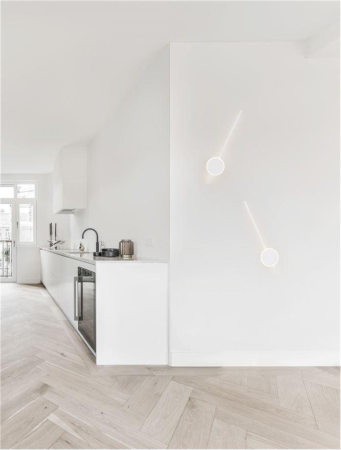 NV 9061426 Nástěnné svítidlo CLOCK LED bílý hliník 3000K 12+6W - NOVA LUCE