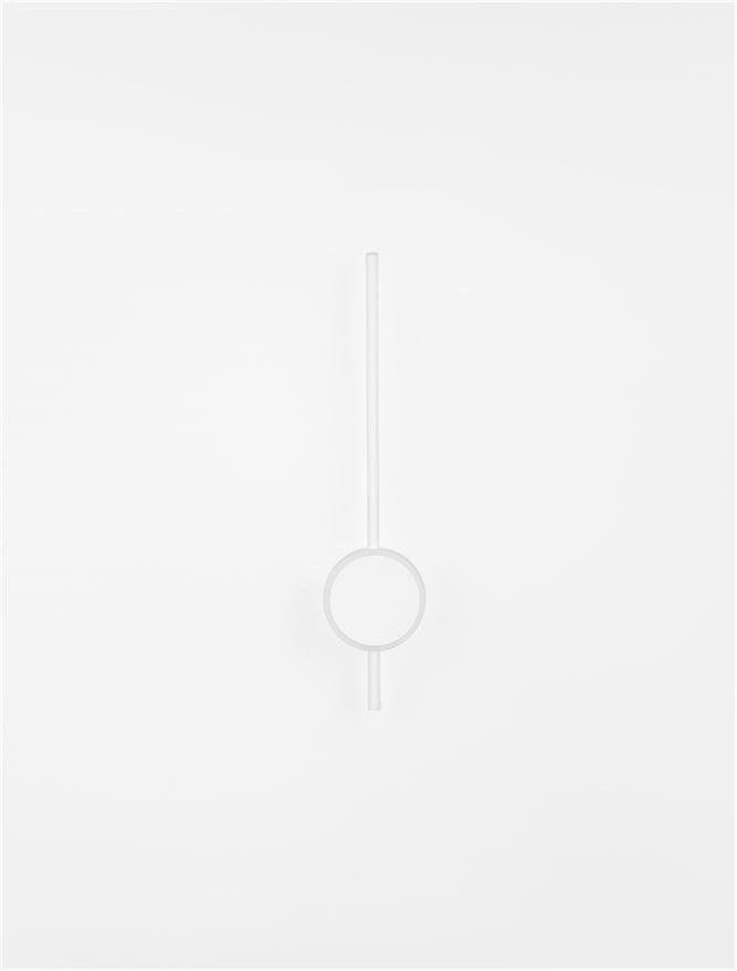 NV 9061426 Nástěnné svítidlo CLOCK LED bílý hliník 3000K 12+6W - NOVA LUCE (obrázek 4)
