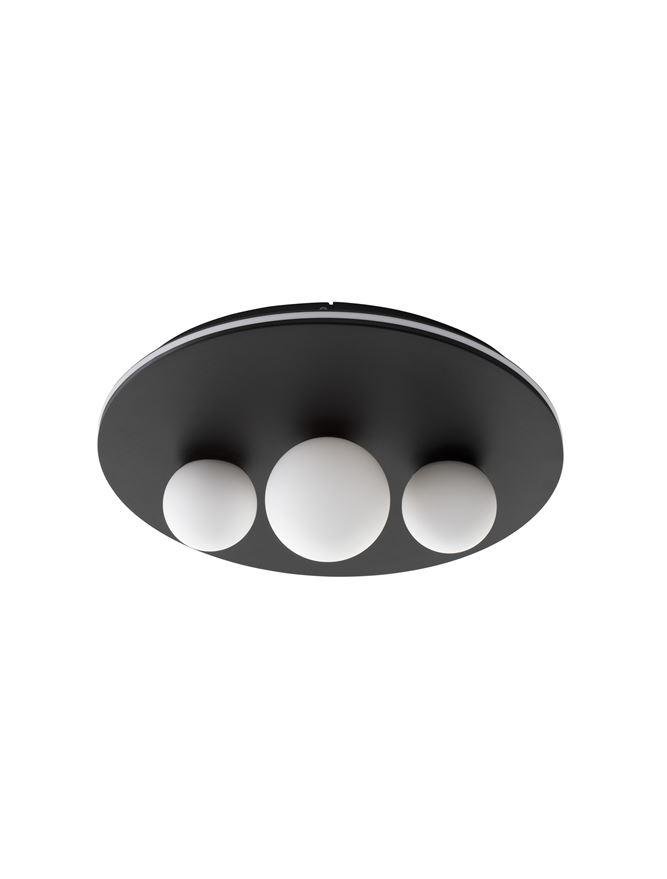NV 9061431 Stropní svítidlo VELNA LED černý hliník a opálové sklo 3000K 52W stmívatelné - NOVA LUCE (obrázek 2)