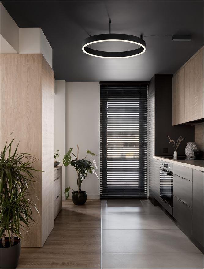 NV 9063601 Stropní svítidlo MOTIF LED stropní svítidlo černý hliník IP20 3000K 40W 220-240V stmívatelné - NOVA LUCE