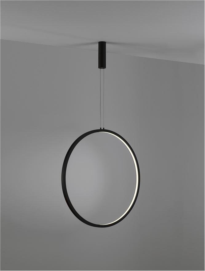 NV 9070169 Závěsné svítidlo CHANGE černý hliník a akryl LED 48W 230V 3000K IP20 stmívatelné - NOVA LUCE (obrázek 3)