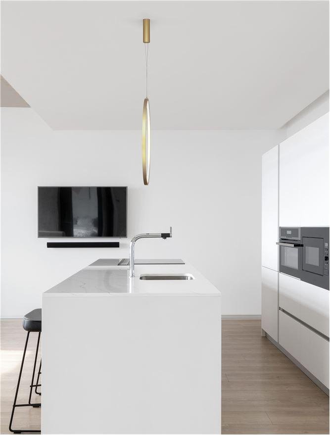 NV 9070170 Závěsné svítidlo CHANGE zlatý hliník a akryl LED 48W 230V 3000K IP20 stmívatelné - NOVA LUCE