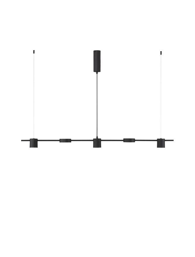 NV 9080123 Závěsné svítidlo NORDIK černé železo a akryl LED 30W 3000K L120 H120 stmívatelné - NOVA LUCE (obrázek 2)
