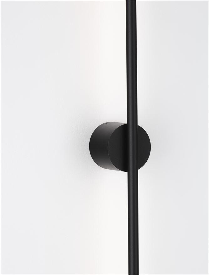 NV 9081101 Nástěnné svítidlo ADEN LED 15W 3000K hliník černá - NOVA LUCE