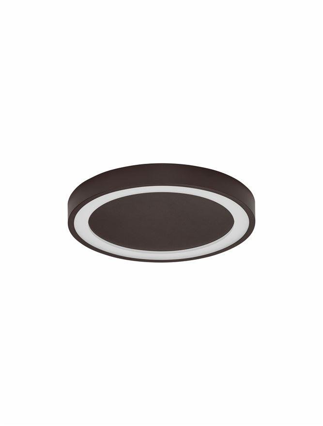 NV 9081230 Stropní svítidlo NODI kávově hnědý hliník a akryl LED 30W 230V 3000K IP20 - NOVA LUCE