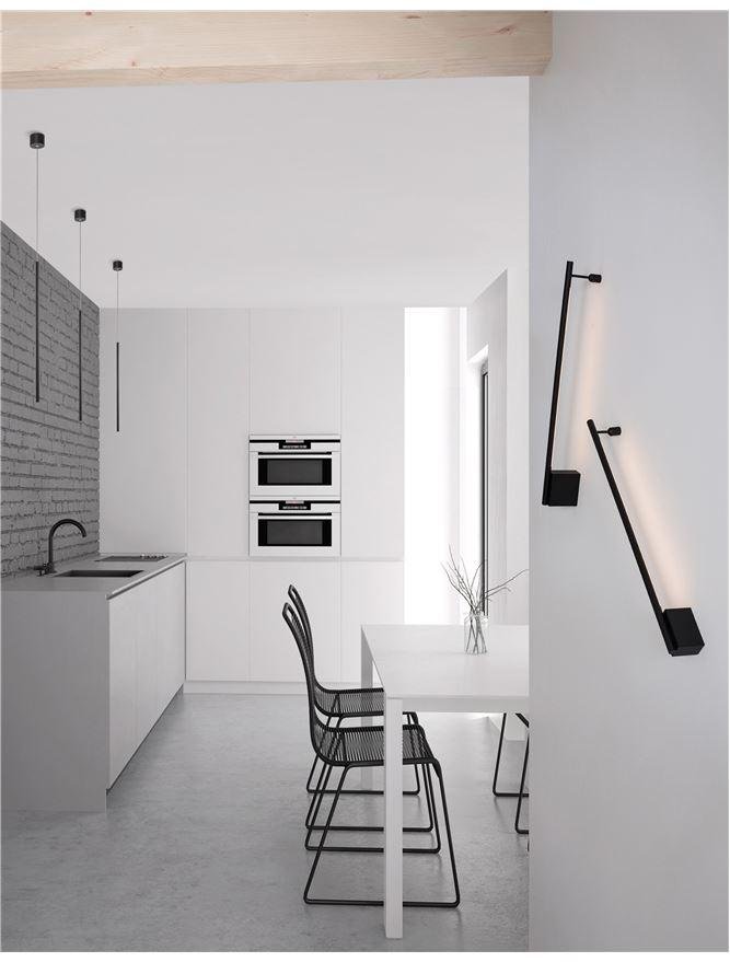 NV 9081600 Nástěnné svítidlo GROPIUS černý hliník LED 10W 230V 3000K IP20 - NOVA LUCE