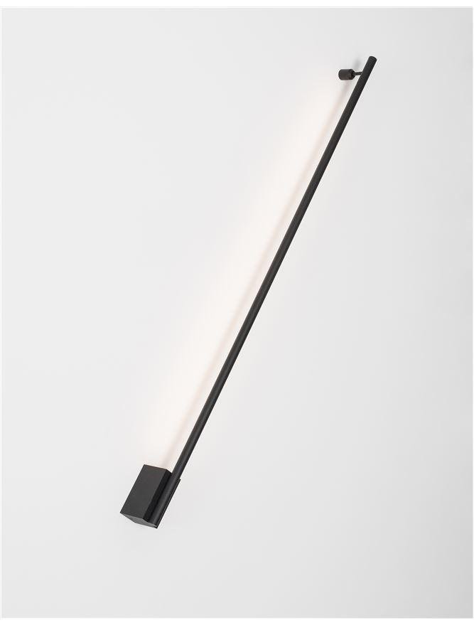 NV 9081900 Nástěnné svítidlo GROPIUS černý hliník LED 15W 230V 3000K IP20 - NOVA LUCE