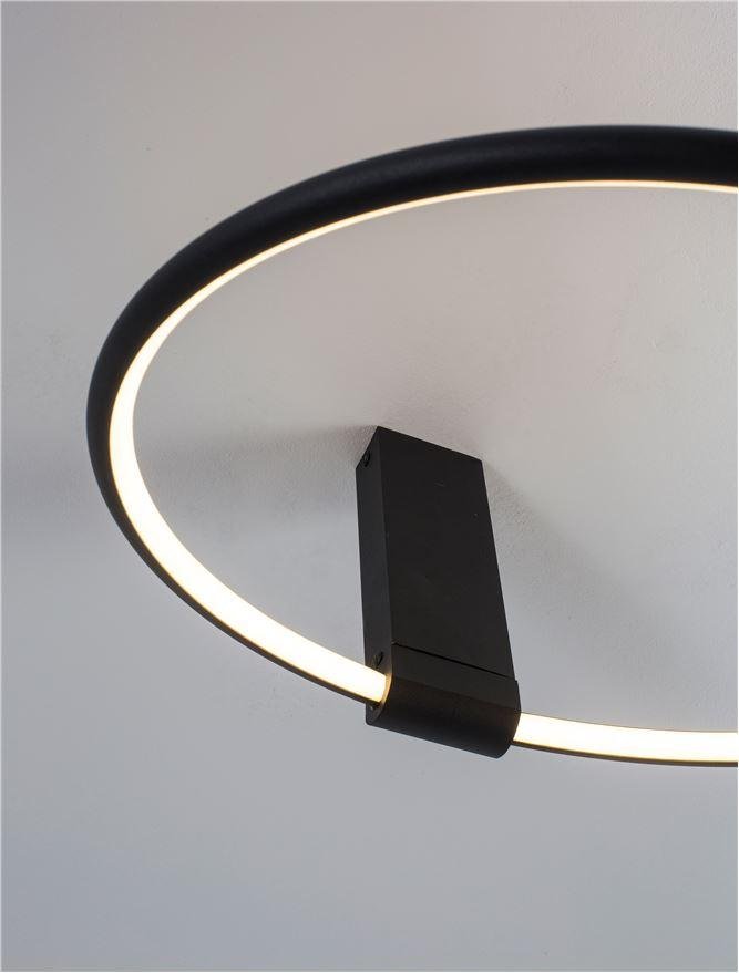 NV 9085241 Stropní svítidlo GARVE černá ocel+hliník LED 30W stmívatelné - NOVA LUCE (obrázek 4)