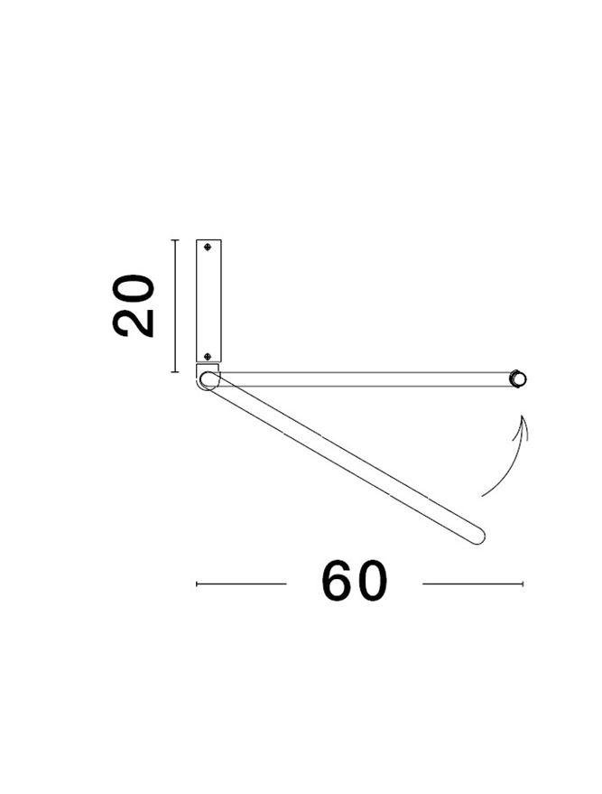 NV 9085243 Stropní svítidlo GARVE černá ocel+hliník LED 35W stmívatelné - NOVA LUCE (obrázek 3)