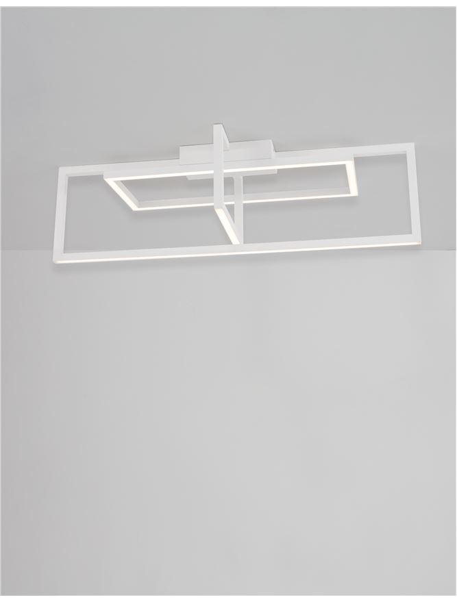 NV 9086020 Stropní svítidlo EDGAR stmívatelné bílý hliník a akryl LED 35W 230V 3000K IP20 stmívatelné - NOVA LUCE (obrázek 4)