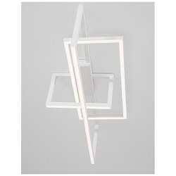 Obrázek pro produkt Stropní svítidlo EDGAR stmívatelné bílý hliník a akryl LED 35W 230V 3000K IP20 stmívatelné - NOVA LUCE