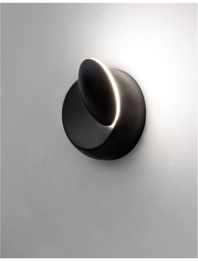 NV 910162 Nástěnné svítidlo ODIN černý hliník LED 5W - NOVA LUCE