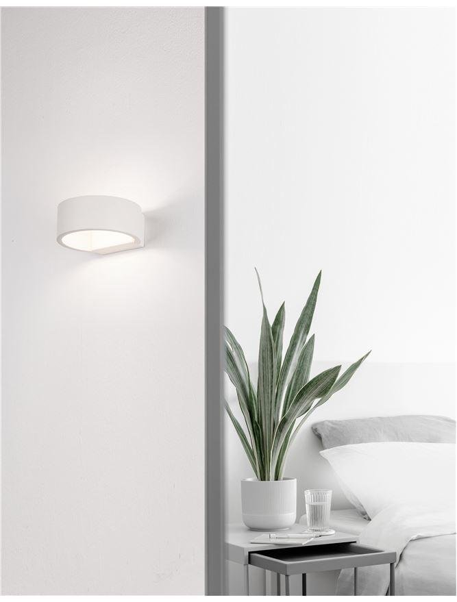 Levně NV 9102461 Nástěnné svítidlo ENNA bílý hliník a akryl LED 6W 220-240V 3000K IP20 - NOVA LUCE