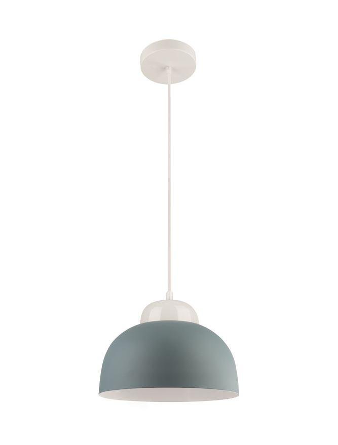 NV 9104262 Závěsné svítidlo VICTORIA modrý a bílý hliník bílý PVC kabel E27 1x12W bez žárovky - NOVA LUCE (obrázek 2)