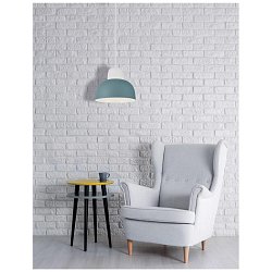 Obrázek pro produkt Závěsné svítidlo VICTORIA modrý a bílý hliník bílý PVC kabel E27 1x12W bez žárovky - NOVA LUCE