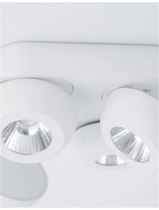 NV 9105203 Bodové svítidlo GON bílý hliník LED 4x5W 230V 3000K IP20 - NOVA LUCE (obrázek 4)