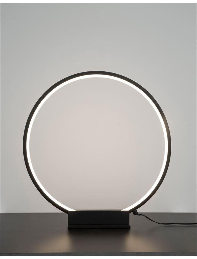 NV 9108313 Základna BASE_b černý hliník základna vhodná pro 9108312 - NOVA LUCE