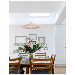 Obrázek pro produkt Závěsné svítidlo BENITO bílá a zlatá ozdobné sklo E27 1x12W 230V IP20 bez žárovky - NOVA LUCE