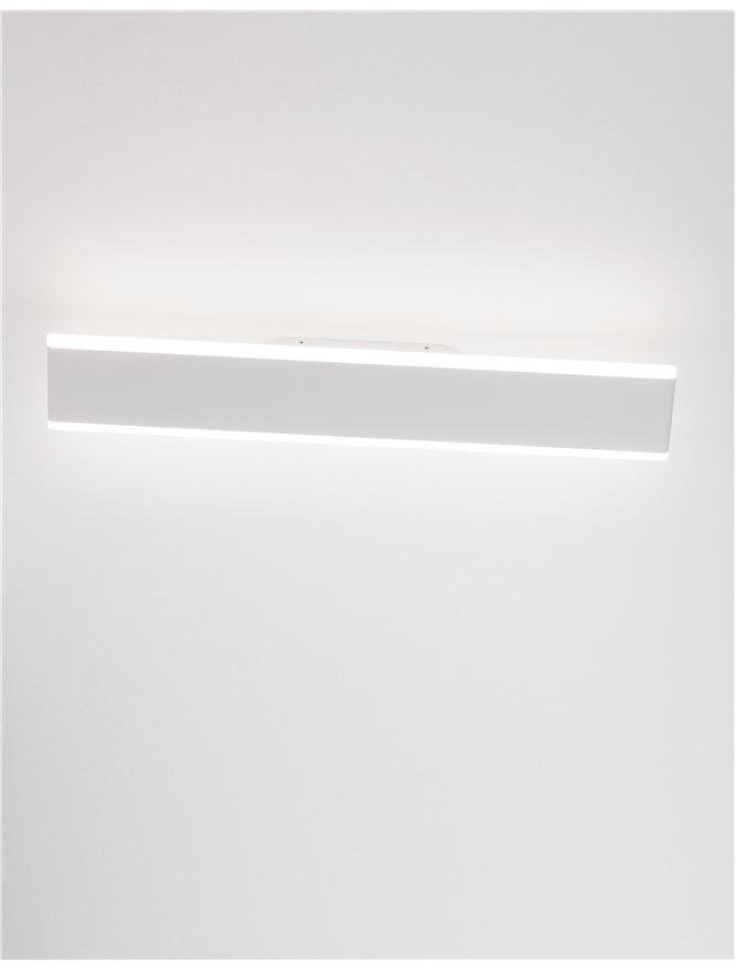 NV 9115912 Nástěnné svítidlo LINE bílý hliník a akryl LED 2x12W 230V 3000K IP20 - NOVA LUCE