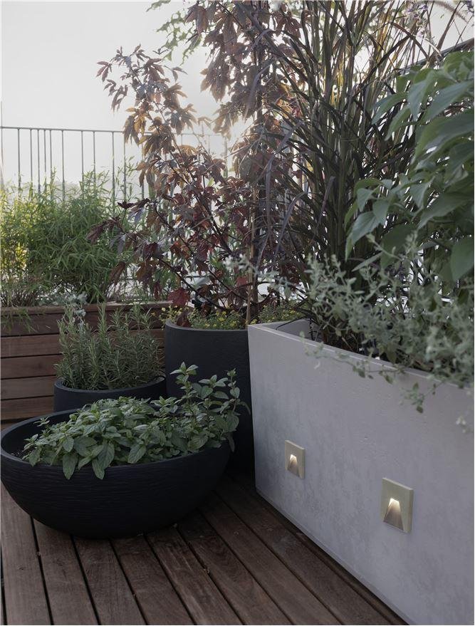 NV 9117080 Venkovní zapuštěné svítidlo do zdi FINLO šedý beton IP65 bez světelného zdroje - NOVA LUCE
