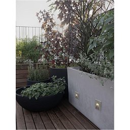 Obrázek pro produkt Venkovní zapuštěné svítidlo do zdi FINLO šedý beton IP65 bez světelného zdroje - NOVA LUCE
