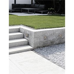 Obrázek pro produkt Kryt pro zapuštěné svítidlo do zdi FINLO šedý beton IP65 bez světelného zdroje - NOVA LUCE