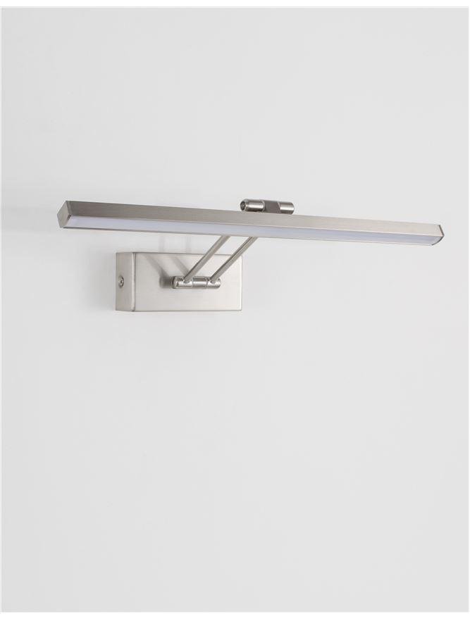 NV 9117302 Nástěnné svítidlo nad obrazy MARNELL kov barvy nikl a akryl LED 12W 230V 3000K IP20 - NOVA LUCE (obrázek 3)
