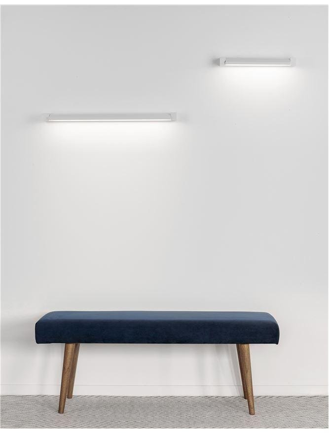 Levně NV 9117312 Nástěnné svítidlo LINE bílý hliník a akryl LED 12W 230V 3000K IP20 - NOVA LUCE