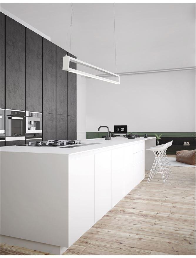 NV 9117338 Závěsné svítidlo LINE bílý hliník a akryl rotační LED 38W 230V 3000K IP20 - NOVA LUCE
