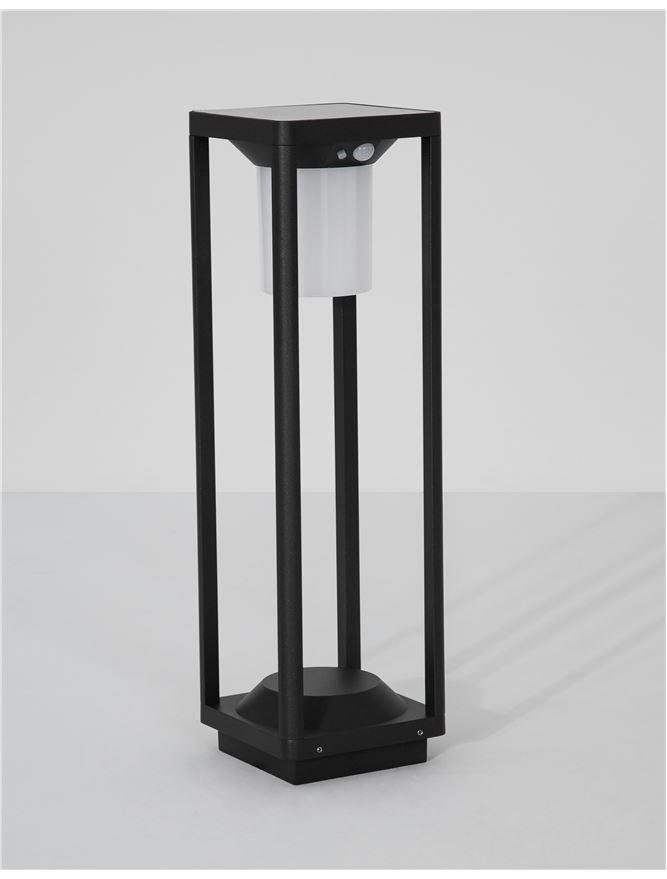 NV 9120622 Venkovní sloupkové svítidlo LOVETO antracitový hliník a akrylový difuzor LED 1.5W 3000K 3.7V 125st. IP65 solární / vypínač na těle / pohybový senzor - NOVA LUCE (obrázek 5)