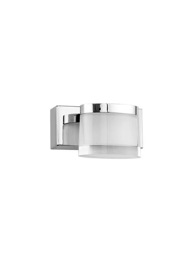 NV 9122311 Nástěnné svítidlo SABIA chrom hliník a akryl LED 5W 220-240V 3000K IP44 - NOVA LUCE (obrázek 2)