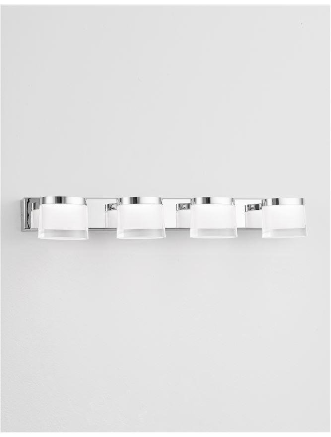 NV 9122341 Nástěnné svítidlo nad zrcadlo SABIA chrom hliník a akryl LED 20W 220-240V 3000K IP44 - NOVA LUCE (obrázek 5)