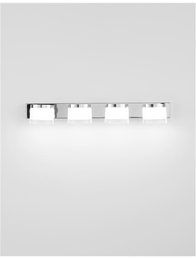 NV 9122341 Nástěnné svítidlo nad zrcadlo SABIA chrom hliník a akryl LED 20W 220-240V 3000K IP44 - NOVA LUCE (obrázek 6)