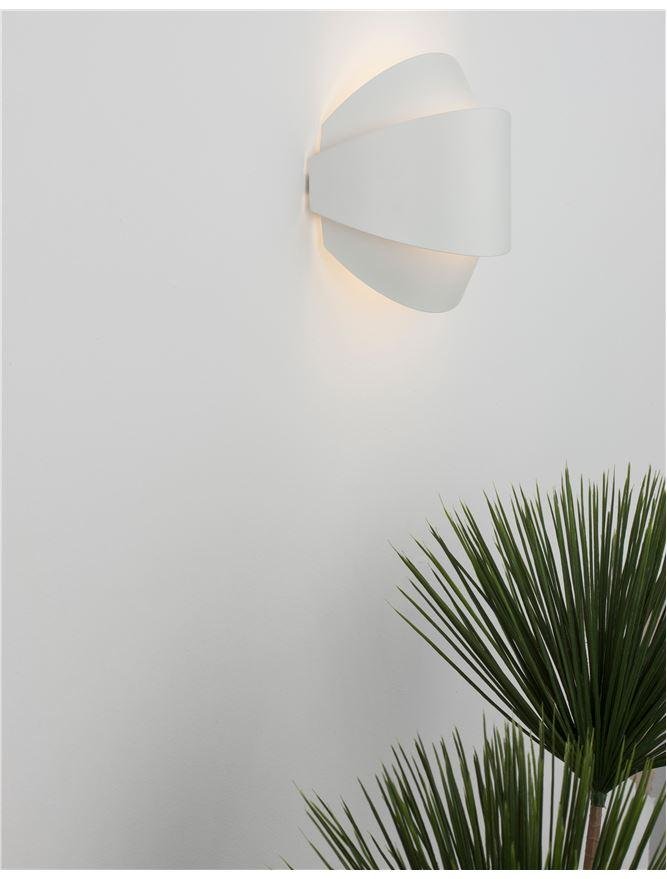NV 9128312 Nástěnné svítidlo ASTRID bílý kov a akryl LED 12W 220-240V 3000K IP20 - NOVA LUCE