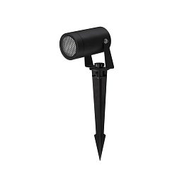 Obrázek pro produkt Venkovní svítidlo s bodcem DESTRY černý hliník a čiré sklo plástvový difuzor proti oslnění GU10 1x10W 220-240V bez žárovky IP54 - NOVA LUCE