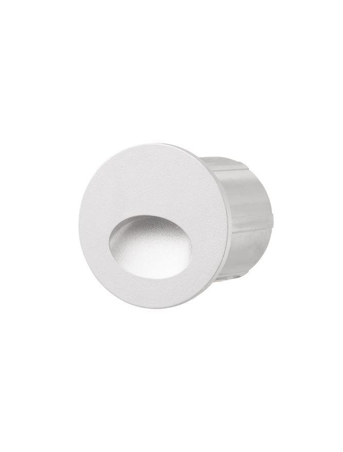 NV 9136188 Venkovní zapuštěné svítidlo do zdi CIRCE bílý hliník LED 3W 220-240V 3000K IP54 - NOVA LUCE