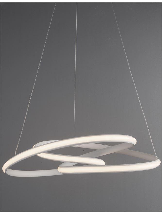 NV 9147111 Závěsné svítidlo MENTON bílý hliník a akryl LED 43W 230V 3000K IP20 stmívatelné - NOVA LUCE (obrázek 4)
