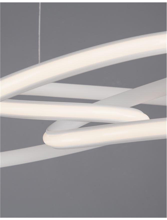 NV 9147111 Závěsné svítidlo MENTON bílý hliník a akryl LED 43W 230V 3000K IP20 stmívatelné - NOVA LUCE (obrázek 7)