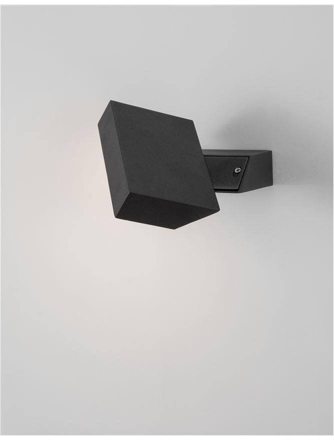 NV 9160101 Venkovní nástěnné svítidlo BRIN antracitový hliník čiré sklo LED 10W 3000K 200-240V 101st. IP65 - NOVA LUCE (obrázek 7)