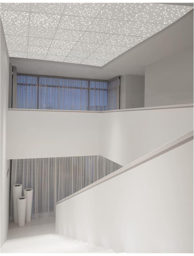 NV 9180381 Hvězdné nebe CIELO bílé LED 8W 230V 930Lm 3000K-4000K IP20 bez dálkového ovládání stmívatelné - NOVA LUCE