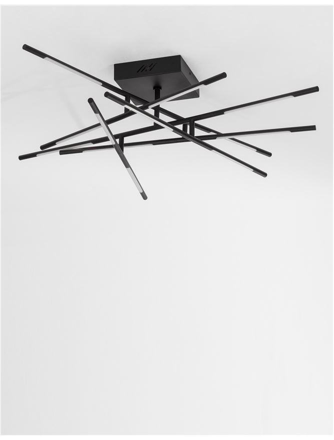 NV 9180714 Stropní svítidlo RACCIO černý kov a akryl LED 48W 230V 3000K IP20 stmívatelné - NOVA LUCE (obrázek 3)