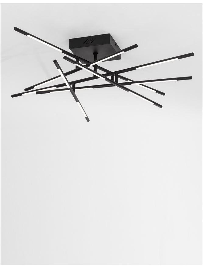 NV 9180714 Stropní svítidlo RACCIO černý kov a akryl LED 48W 230V 3000K IP20 stmívatelné - NOVA LUCE (obrázek 4)