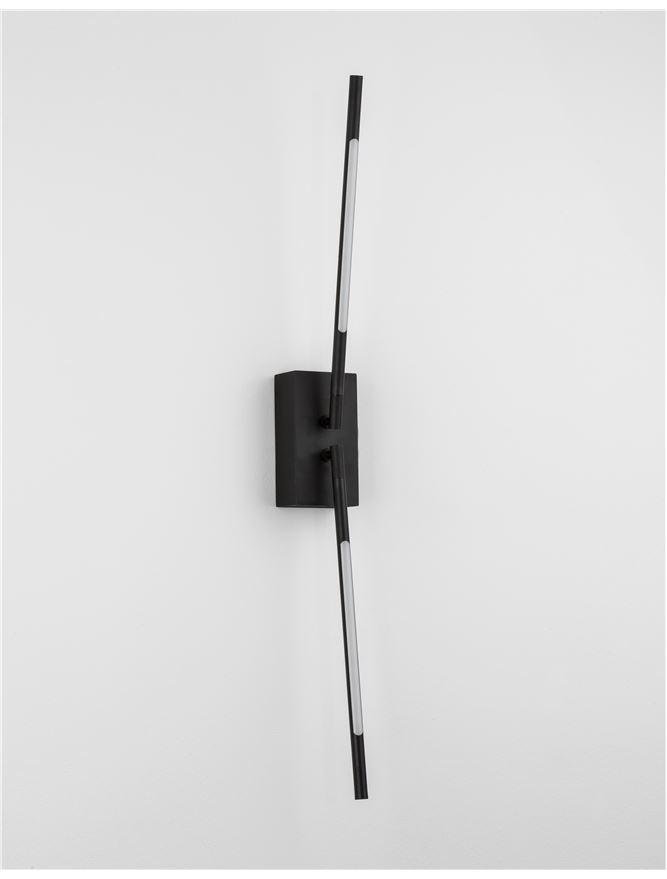 NV 9180723 Nástěnné svítidlo RACCIO černý kov a akryl LED 9.2W 230V 3000K IP20 - NOVA LUCE (obrázek 3)