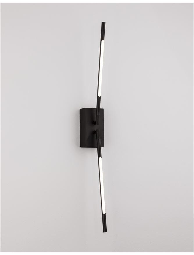 NV 9180723 Nástěnné svítidlo RACCIO černý kov a akryl LED 9.2W 230V 3000K IP20 - NOVA LUCE (obrázek 4)